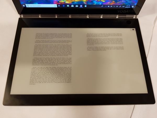 Ноутбук с электронной бумагой